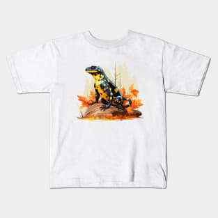 Fire Salamander Kids T-Shirt